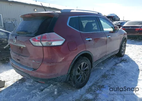 2016 Nissan Rogue Sl from USA, damaged, VIN 5N1AT2MV4GC925642